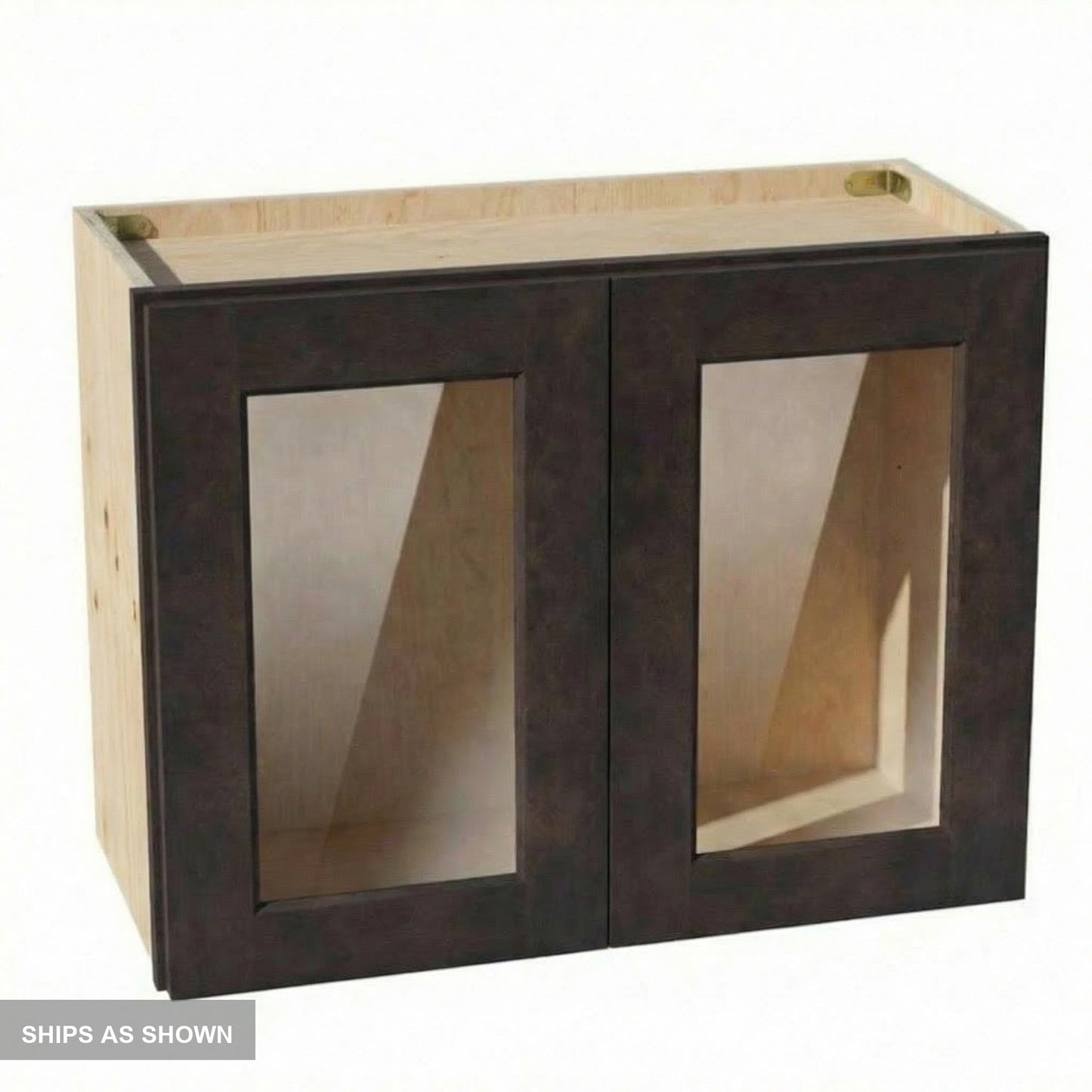 Shaker Bridge Wall Cabinet 27" (W2721GD) · Ardelle - Charcoal - Flat Pack