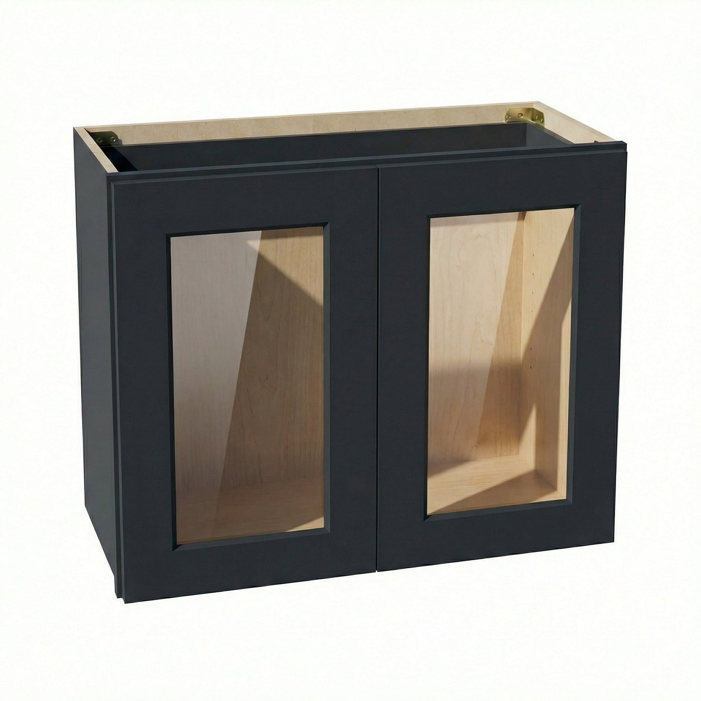 Shaker Bridge Wall Cabinet 27" (W2721GD) · Ardelle - Ebony - Hero