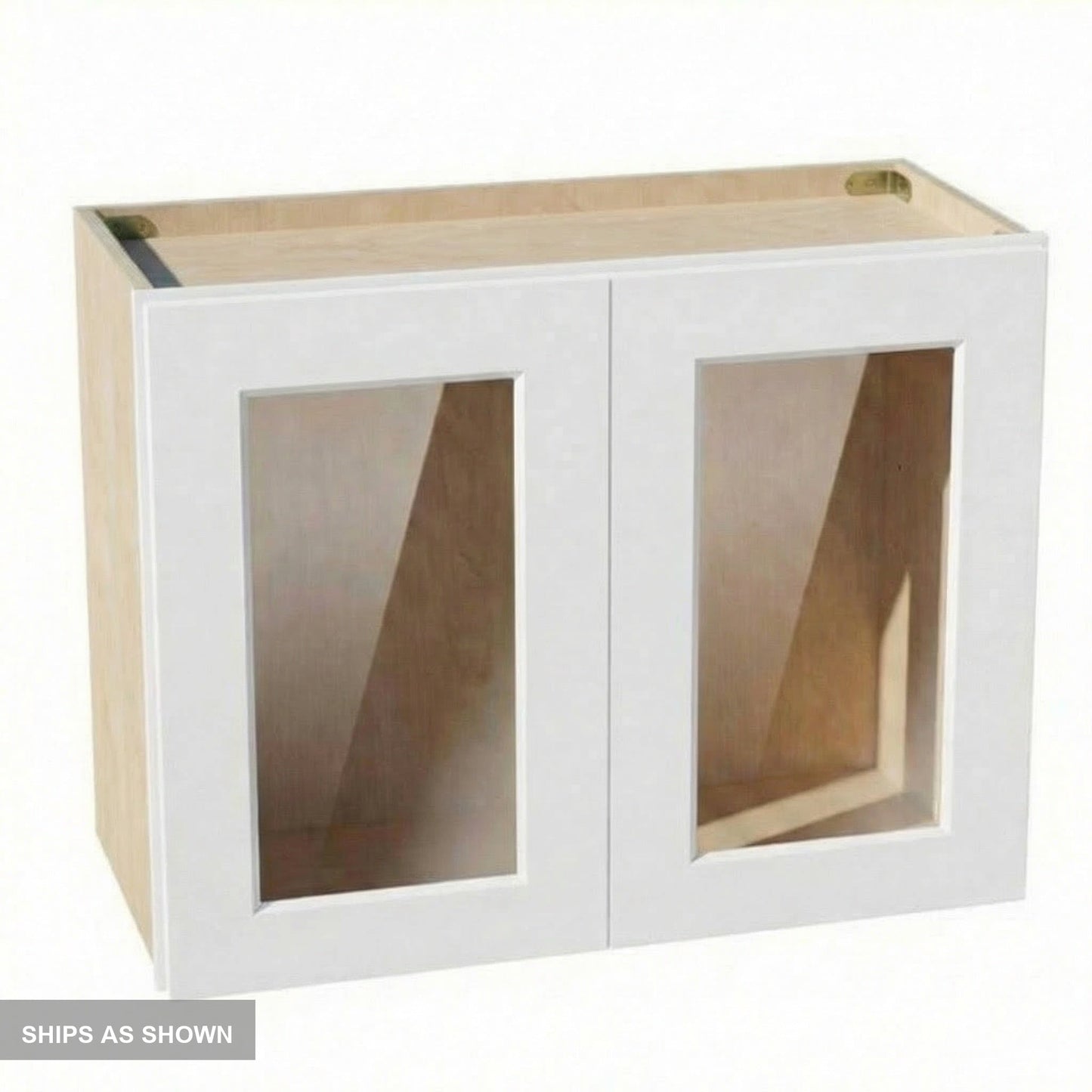 Shaker Bridge Wall Cabinet 27" (W2721GD) · Ardelle - White - Flat Pack
