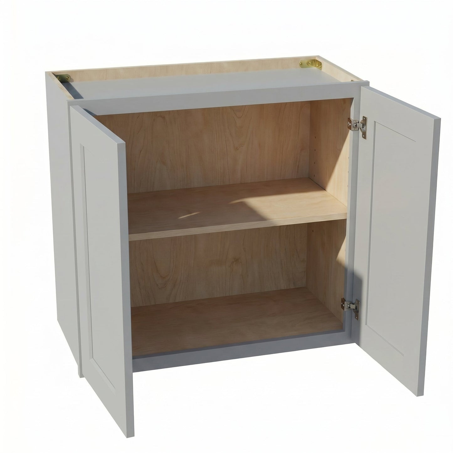 Shaker Bridge Wall Cabinet 27" (W2724) · Ardelle - Ash - Interior
