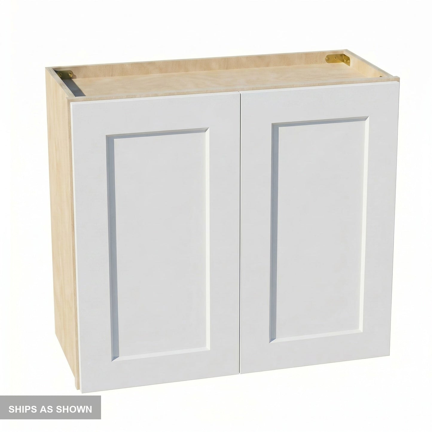 Shaker Bridge Wall Cabinet 27" (W2724) · Ardelle - White - Flat Pack