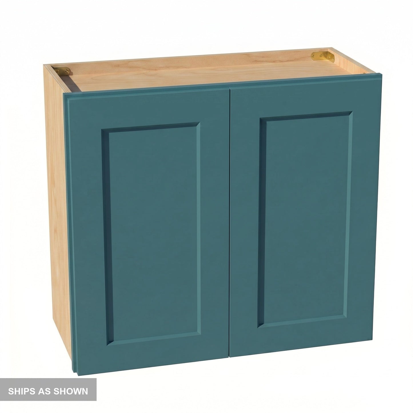 Shaker Bridge Wall Cabinet 27" (W2724) · Tallis - Fairy Green - Flat Pack