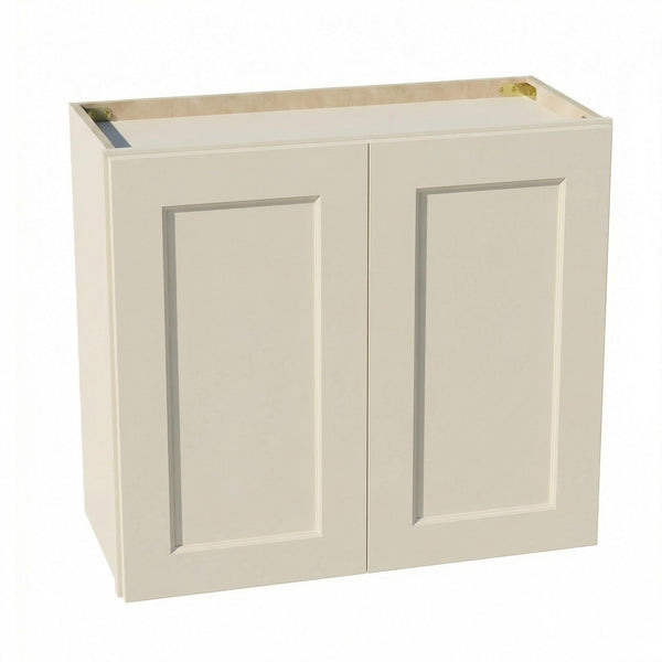 Shaker Bridge Wall Cabinet 27" (W2724) · Tallis - Swan White - Hero