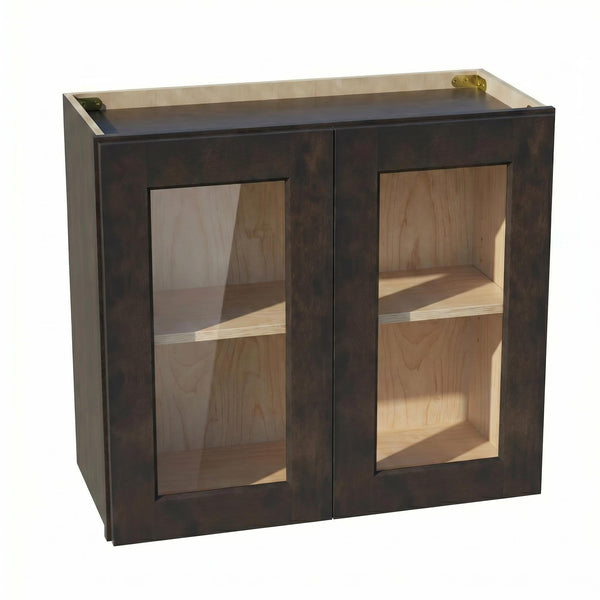 Shaker Bridge Wall Cabinet 27" (W2724GD) · Ardelle - Charcoal - Hero