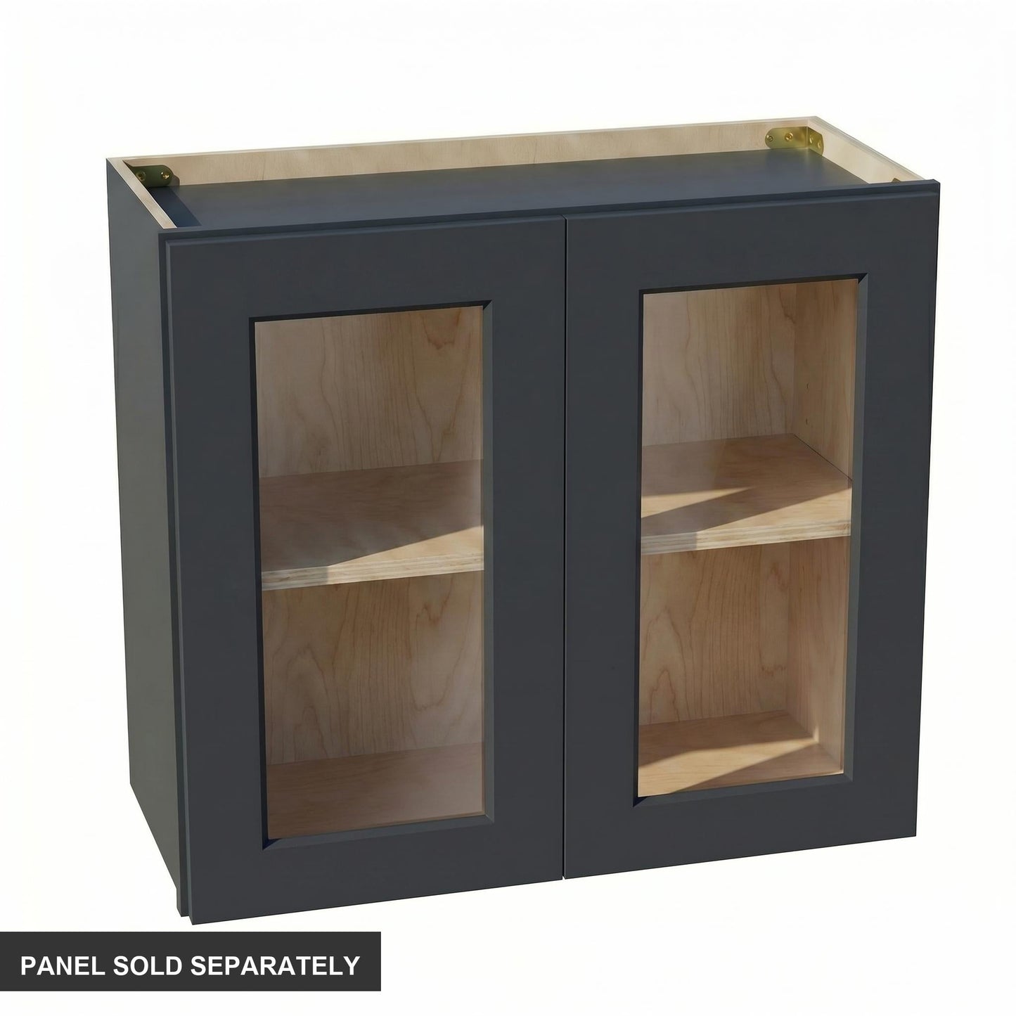 Shaker Bridge Wall Cabinet 27" (W2724GD) · Ardelle - Ebony - Product