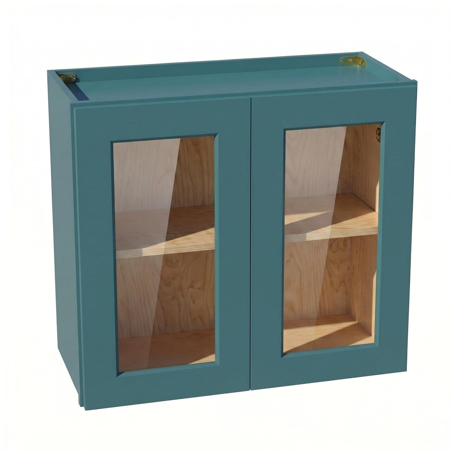 Shaker Bridge Wall Cabinet 27" (W2724GD) · Tallis - Fairy Green - Hero