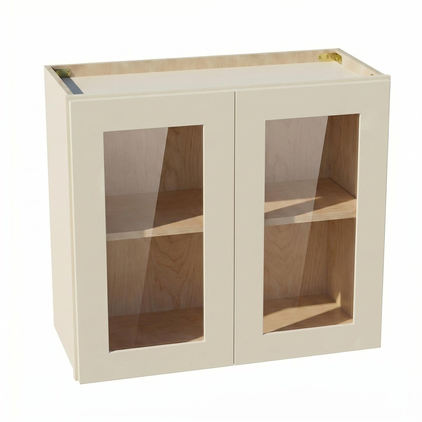 Shaker Bridge Wall Cabinet 27" (W2724GD) · Tallis - Swan White - Hero