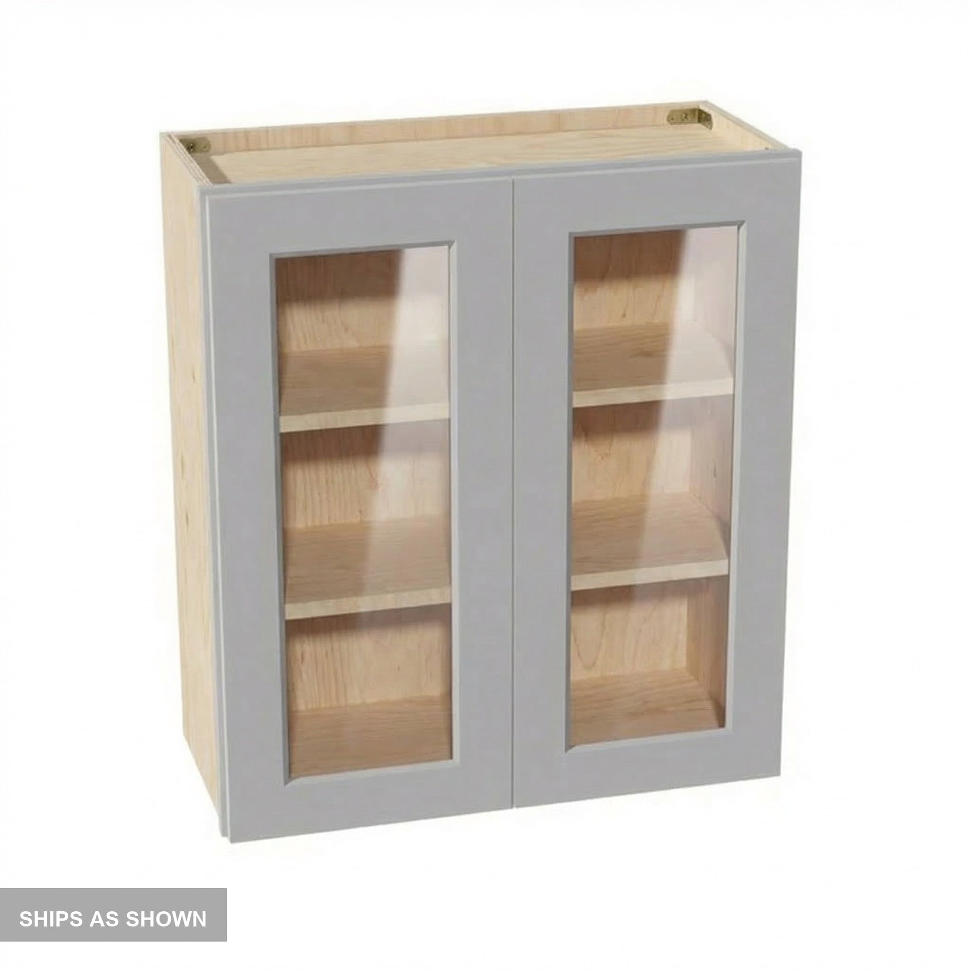 Shaker Glass Door Wall Cabinet 27" (W2730GD) · Ardelle