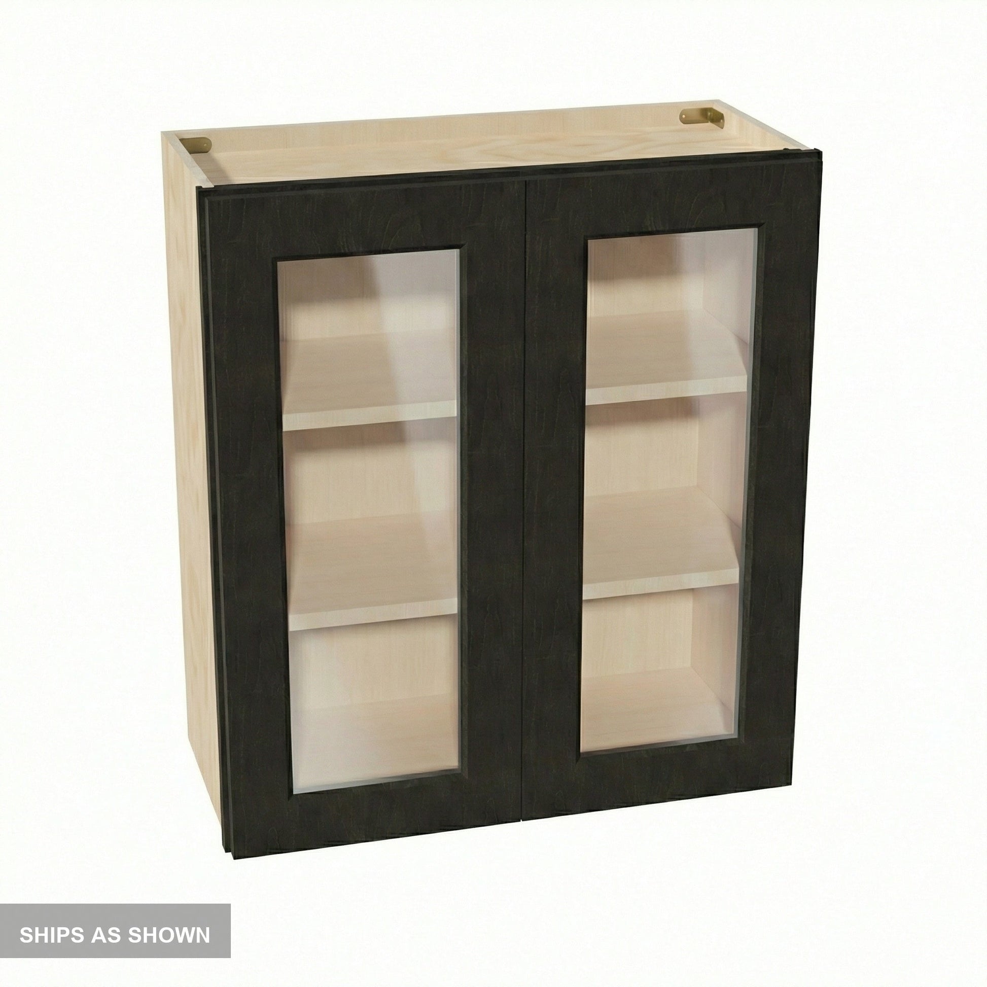 Shaker Glass Door Wall Cabinet 27" (W2730GD) · Ardelle
