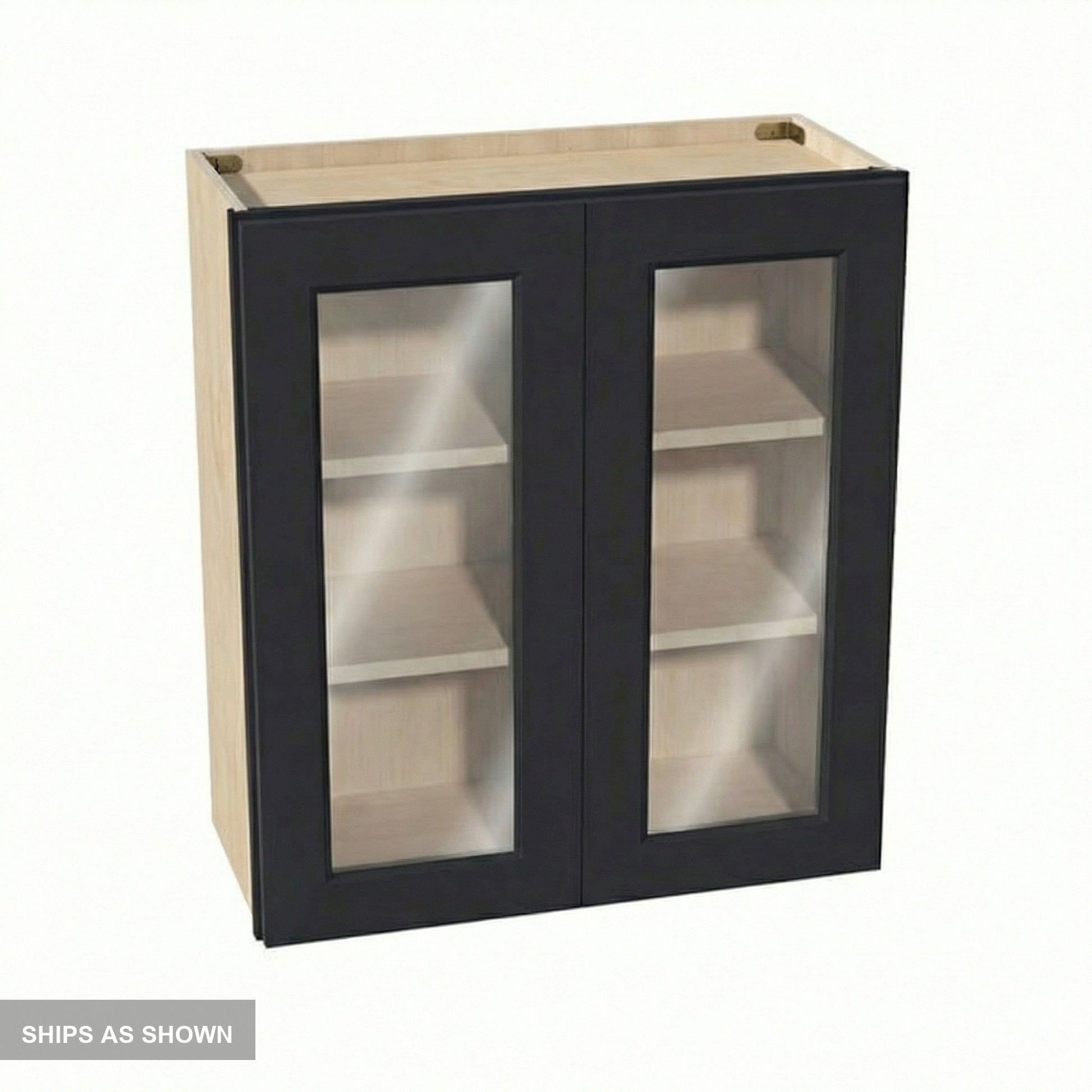 Shaker Glass Door Wall Cabinet 27" (W2730GD) · Ardelle