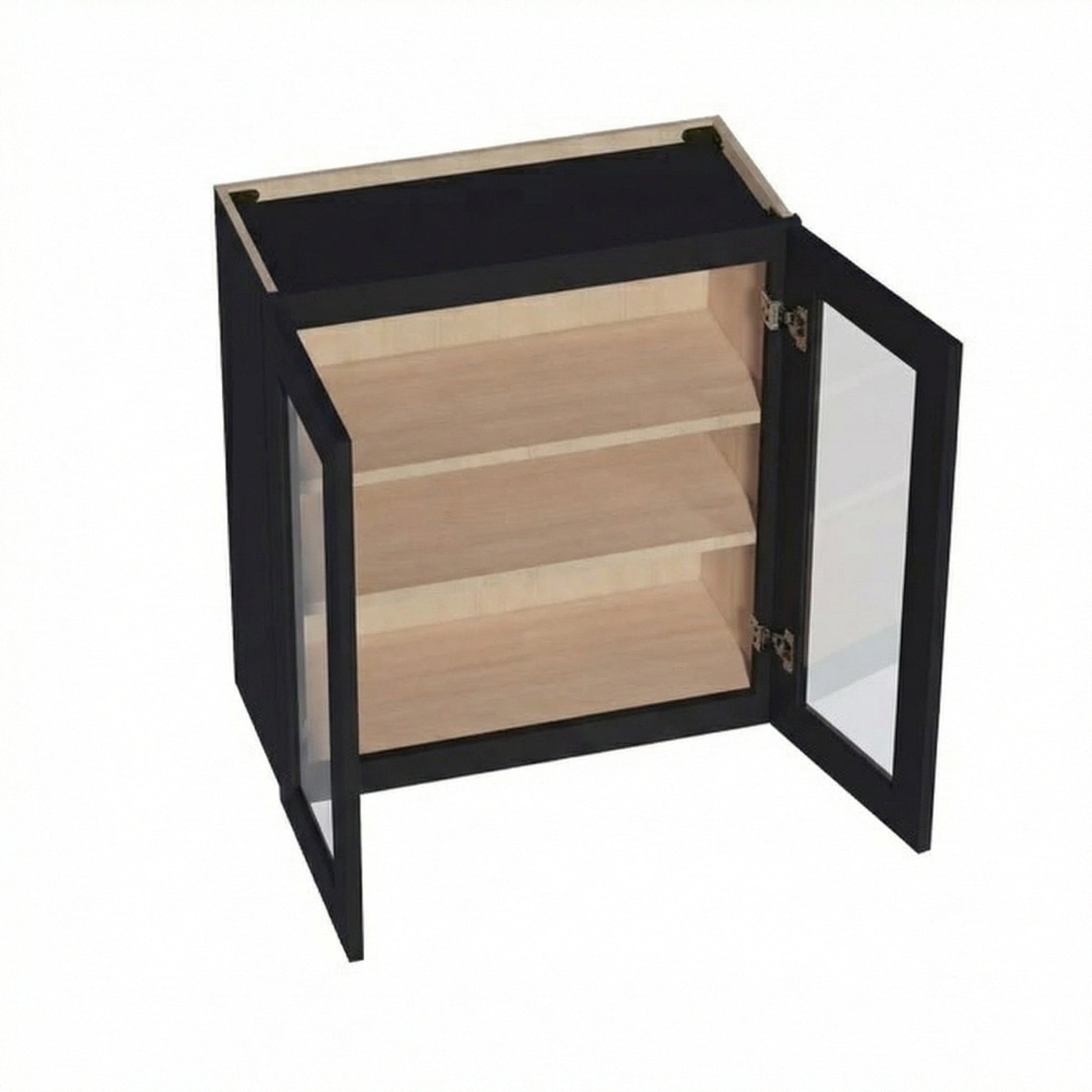 Shaker Glass Door Wall Cabinet 27" (W2730GD) · Ardelle