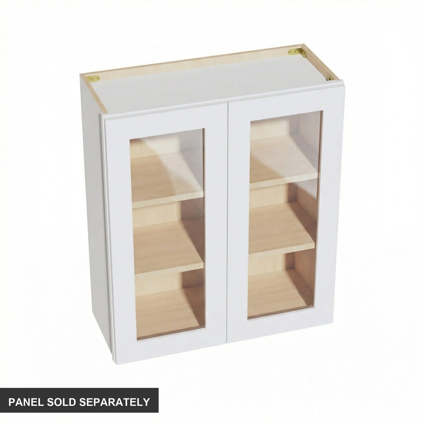 Shaker Glass Door Wall Cabinet 27" (W2730GD) · Ardelle - White - Product