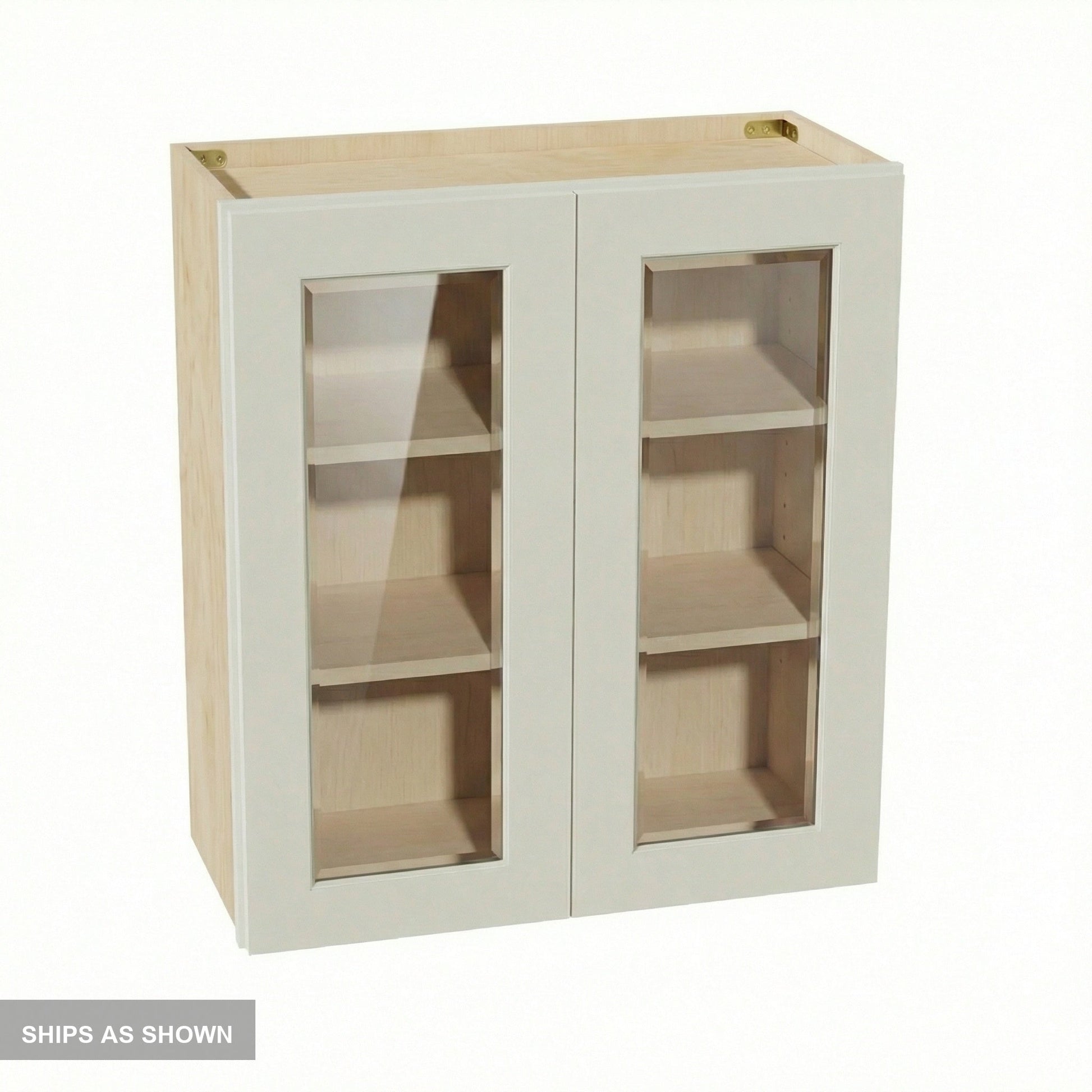 Shaker Glass Door Wall Cabinet 27" (W2730GD) · Tallis