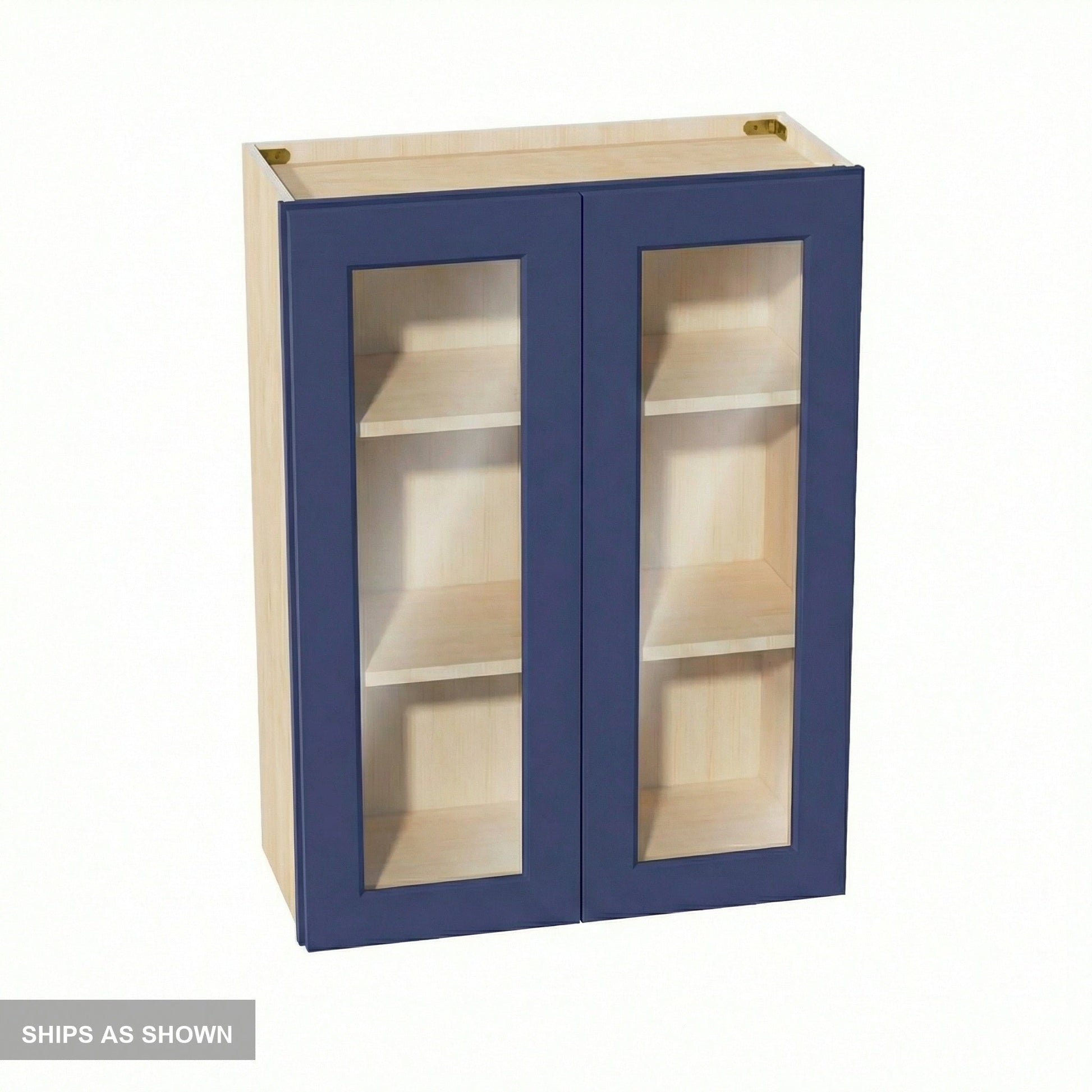 Shaker Glass Door Wall Cabinet 27" (W2736GD) · Ardelle
