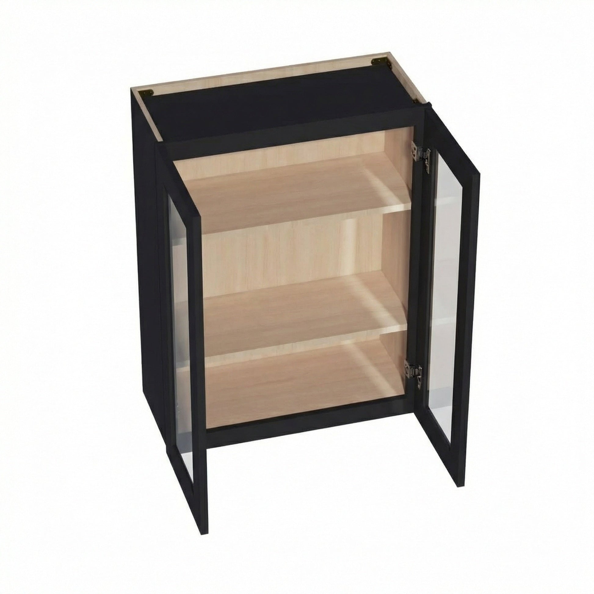 Shaker Glass Door Wall Cabinet 27" (W2736GD) · Ardelle