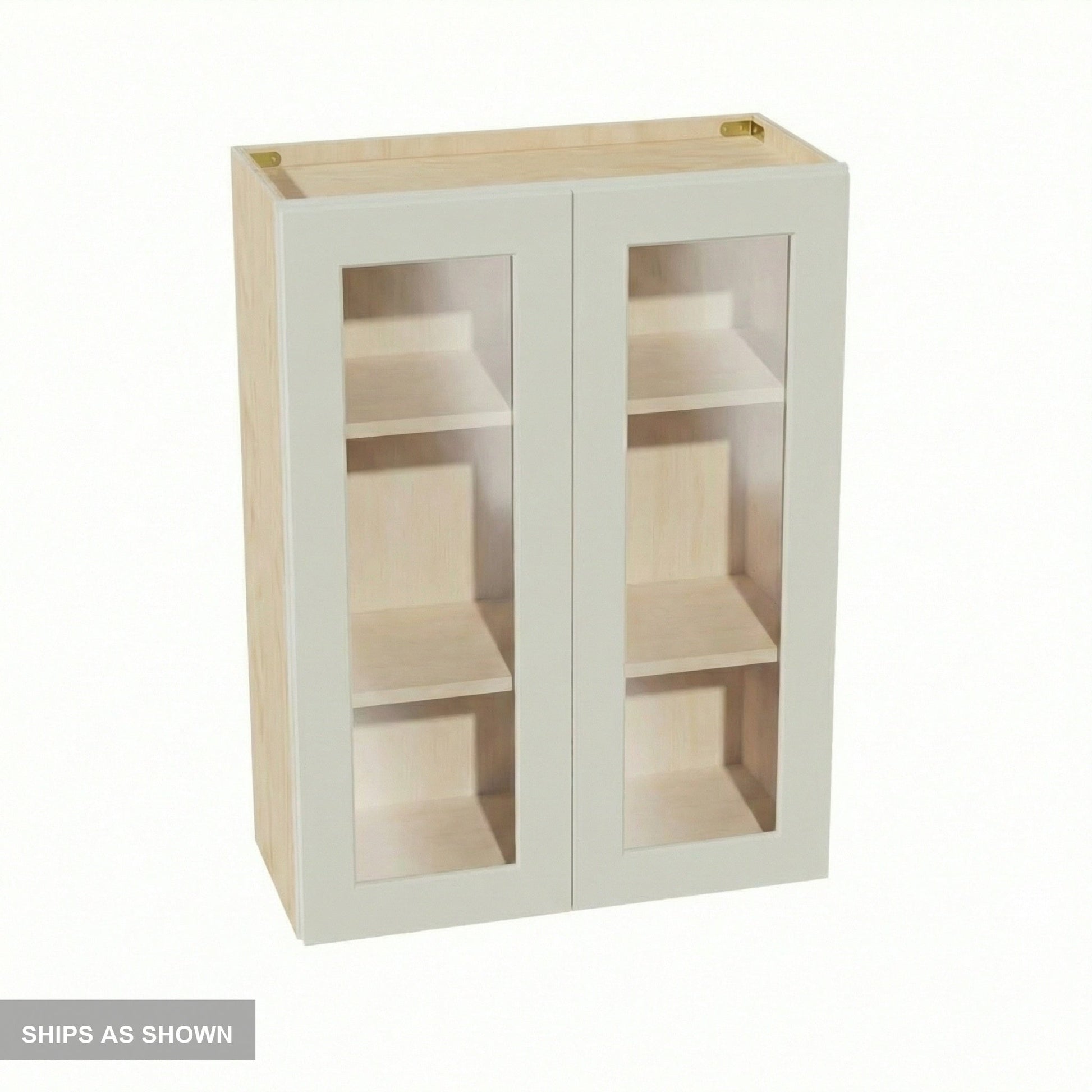 Shaker Glass Door Wall Cabinet 27" (W2736GD) · Tallis