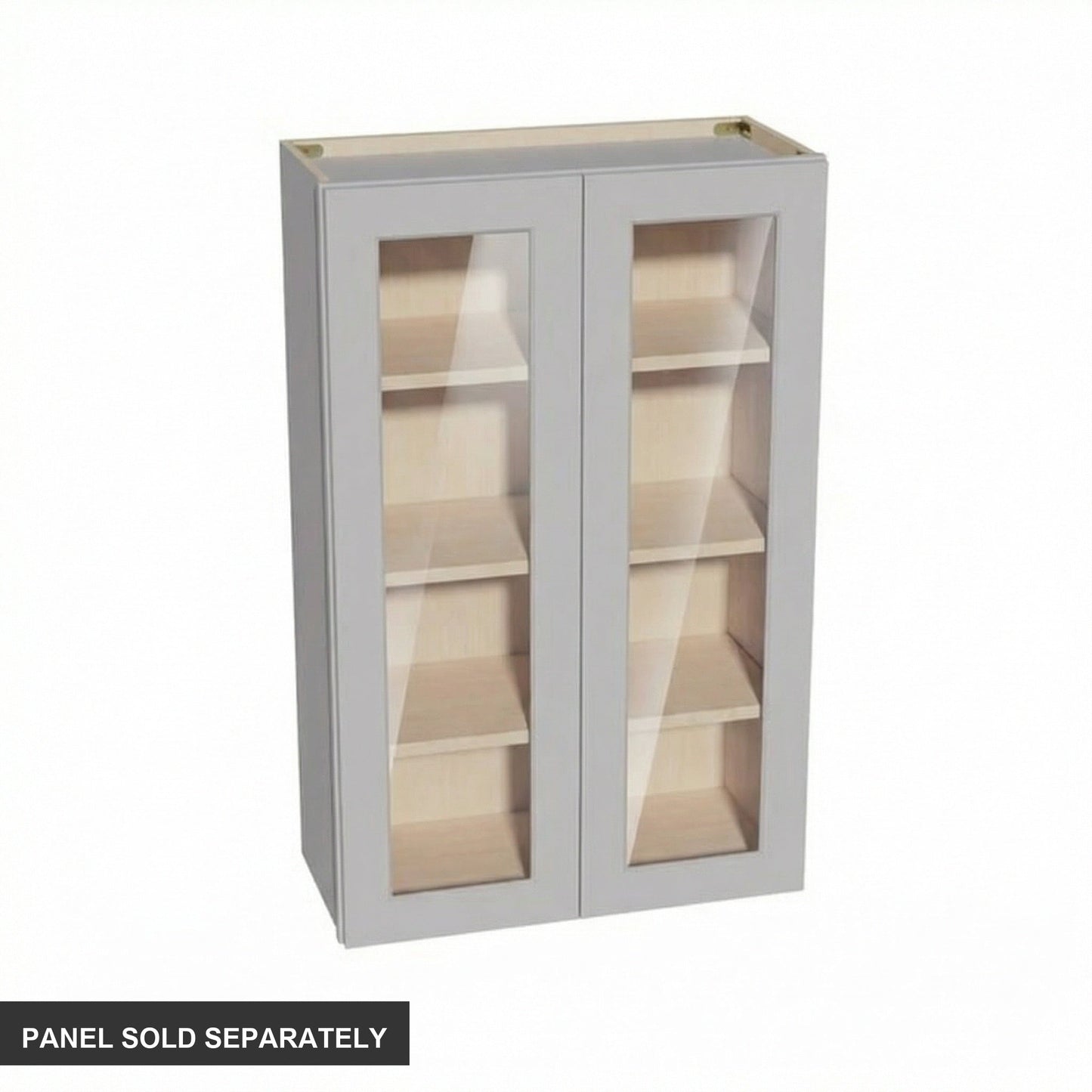 Shaker Glass Door Wall Cabinet 27" (W2742GD) · Ardelle - Ash - Product