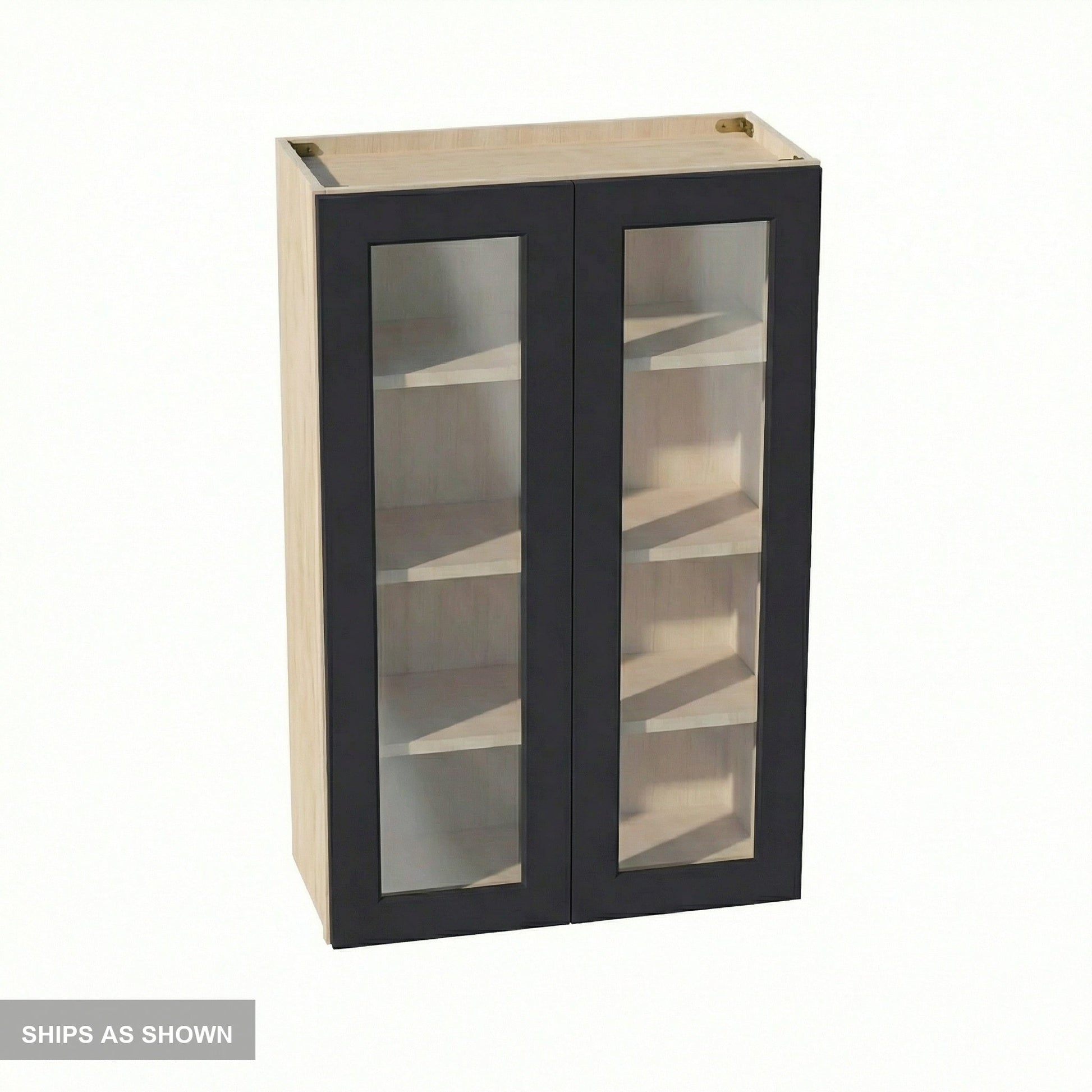 Shaker Glass Door Wall Cabinet 27" (W2742GD) · Ardelle