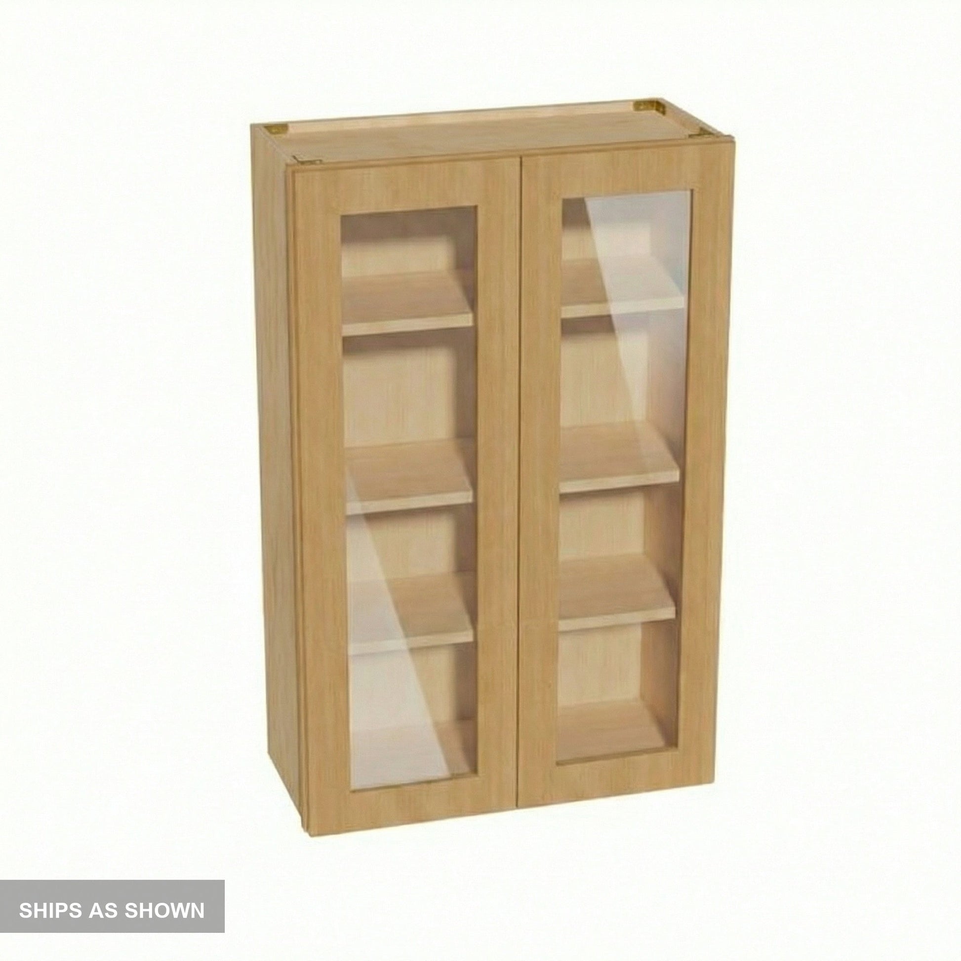 Shaker Glass Door Wall Cabinet 27" (W2742GD) · Ardelle
