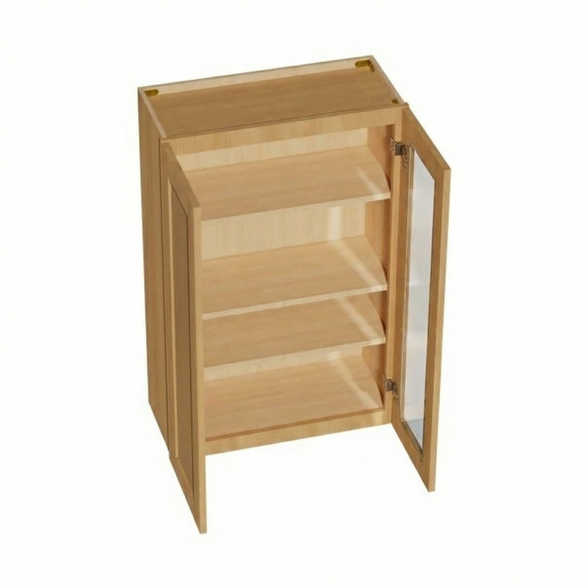Shaker Glass Door Wall Cabinet 27" (W2742GD) · Ardelle