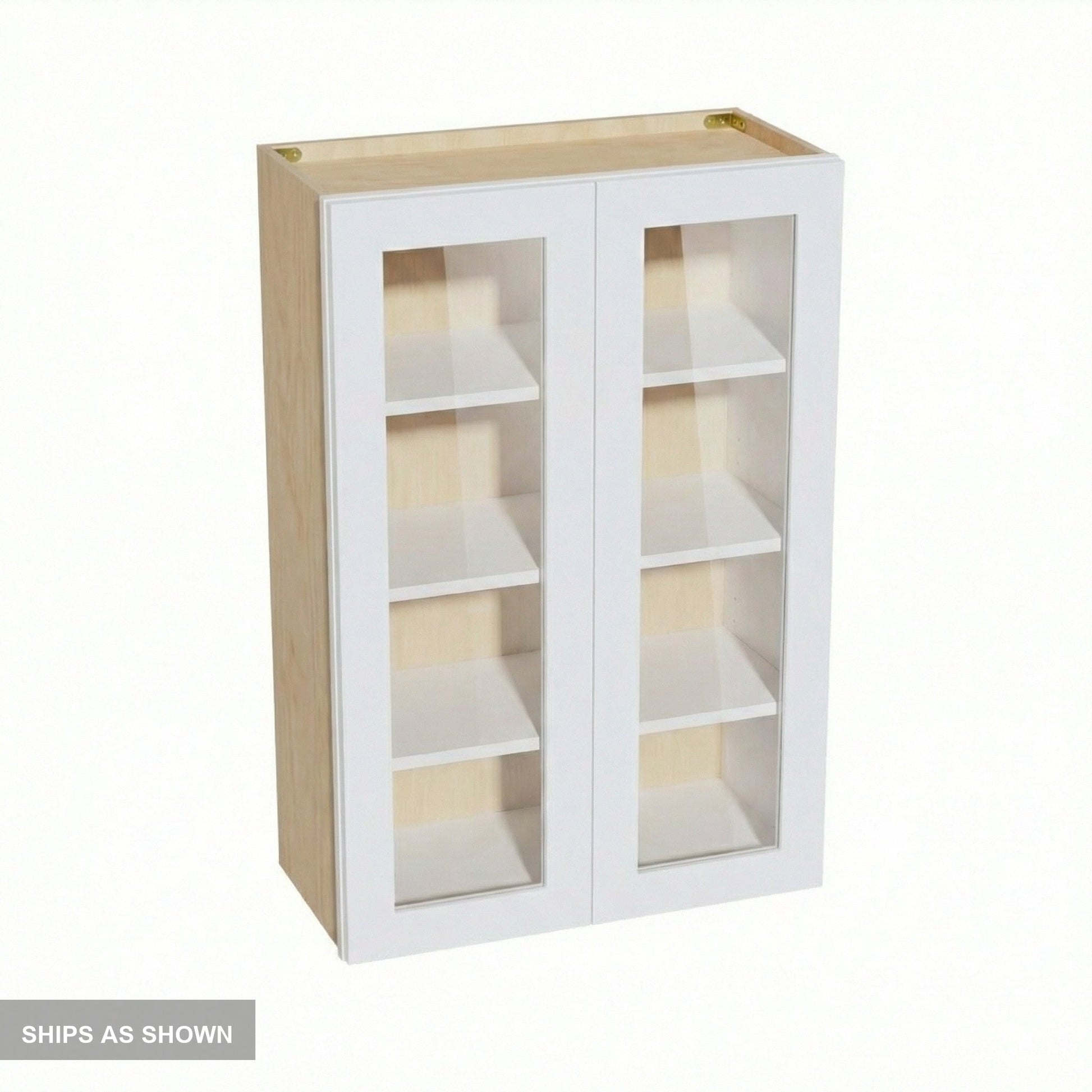 Shaker Glass Door Wall Cabinet 27" (W2742GD) · Ardelle