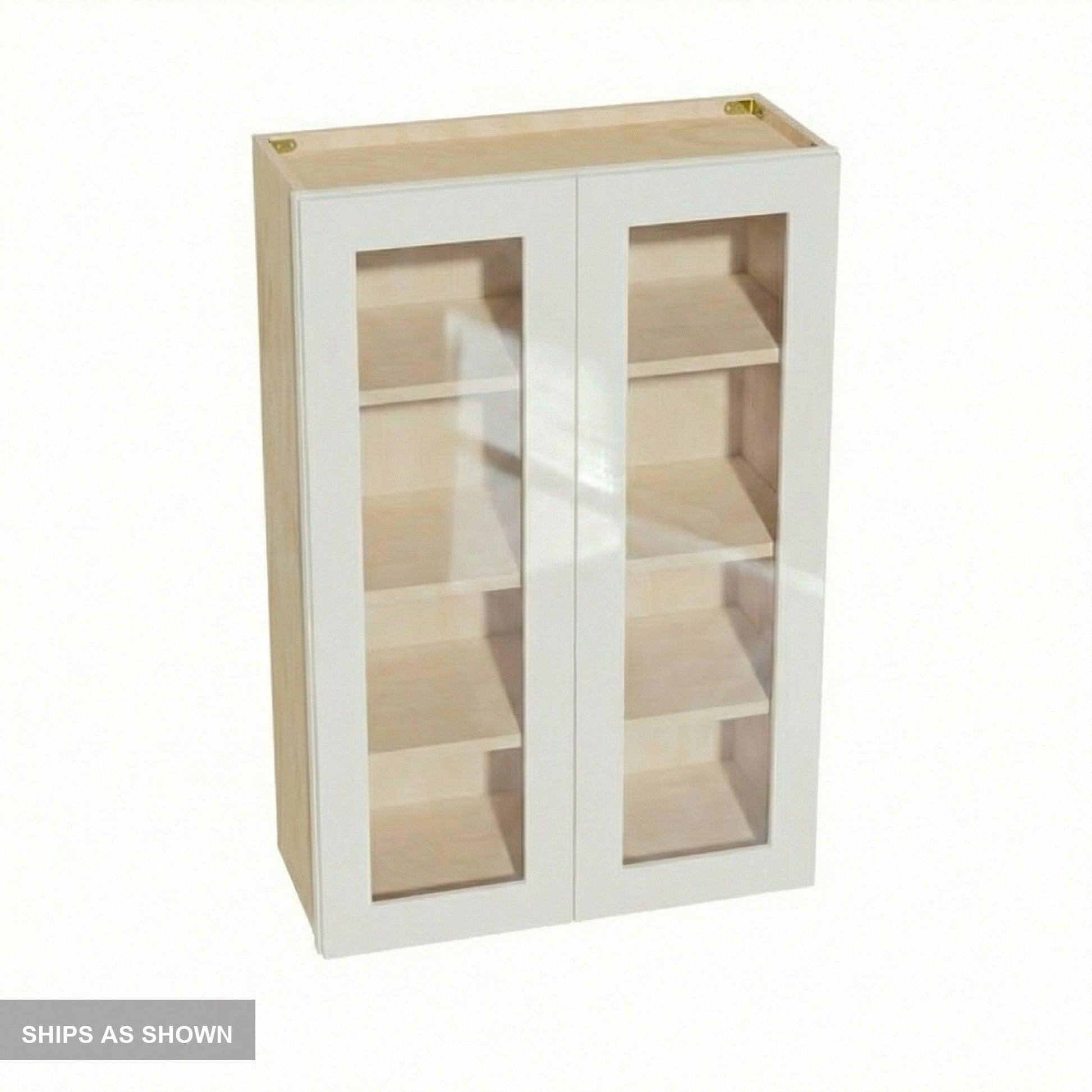 Shaker Glass Door Wall Cabinet 27" (W2742GD) · Tallis