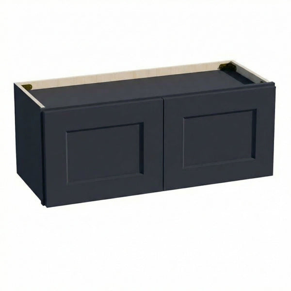 Shaker Bridge Wall Cabinet 30" (W3012) · Ardelle - Ebony - Hero