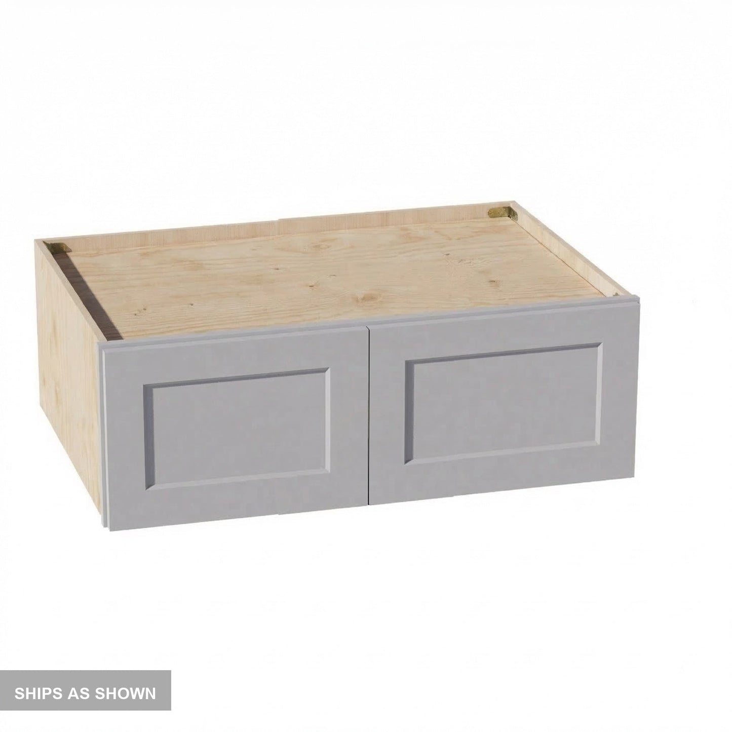 Shaker Bridge Wall Cabinet 30" (W301224) · Ardelle - Ash - Flat Pack