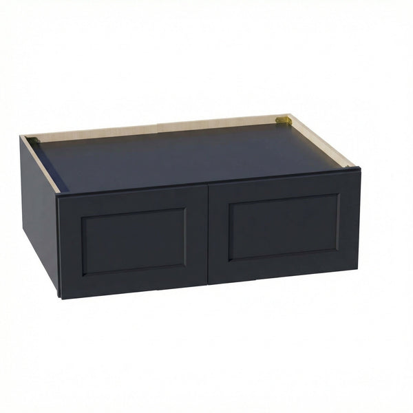 Shaker Bridge Wall Cabinet 30" (W301224) · Ardelle - Ebony - Hero
