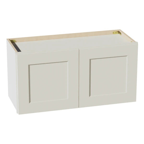 Shaker Bridge Wall Cabinet 30" (W3015) · Tallis - Swan White - Hero