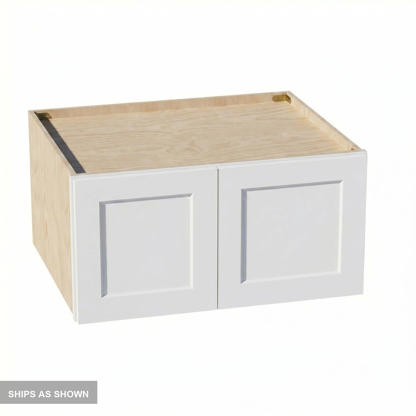 Shaker Bridge Wall Cabinet 30" (W301524) · Ardelle - White - Flat Pack