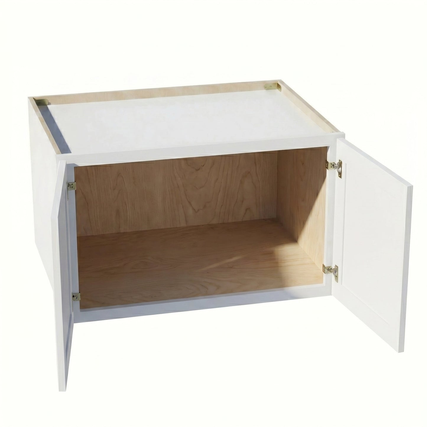Slim Shaker Bridge Wall Cabinet 30" (W301524) · Slim - Frost - Interior