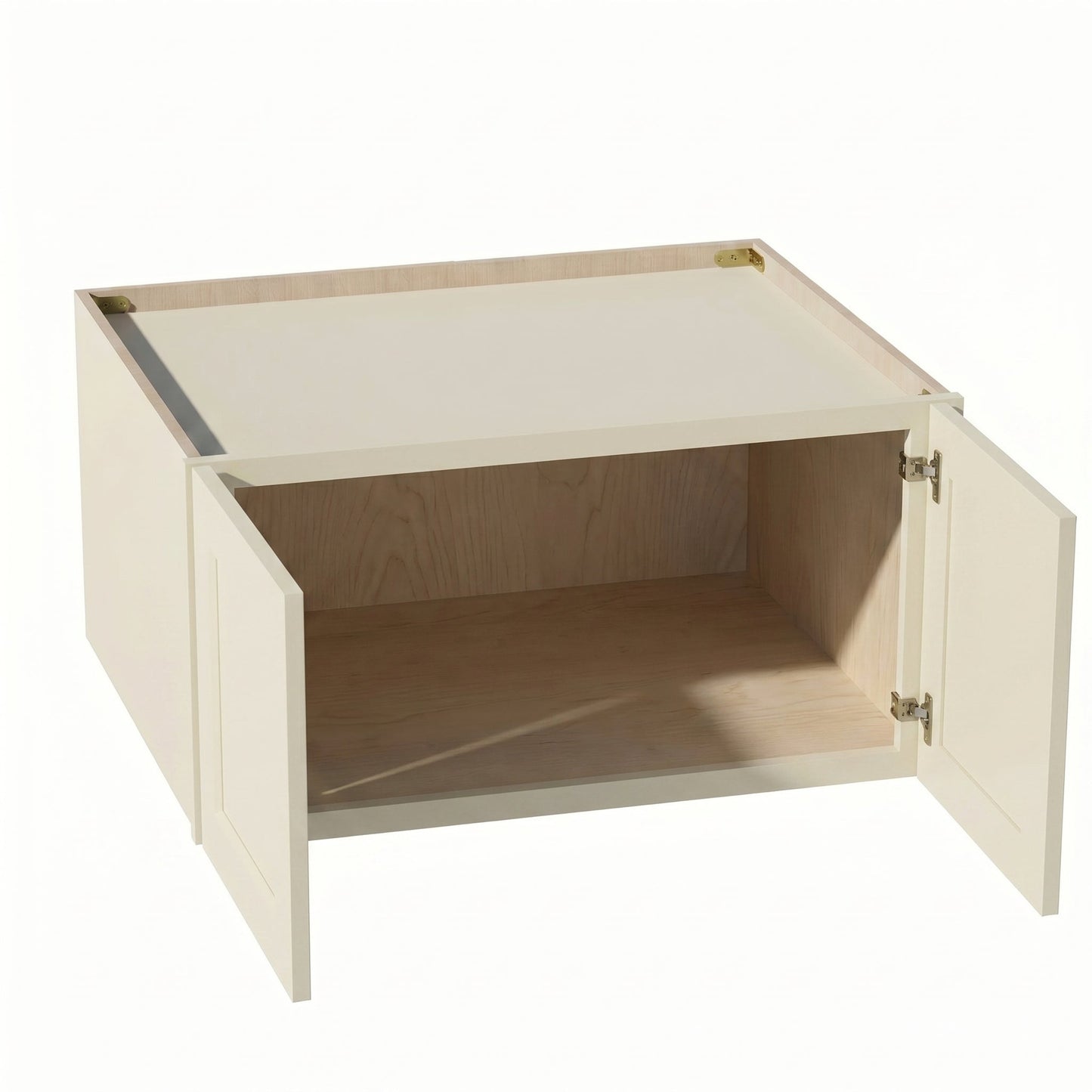 Shaker Bridge Wall Cabinet 30" (W301524) · Tallis - Swan White - Interior