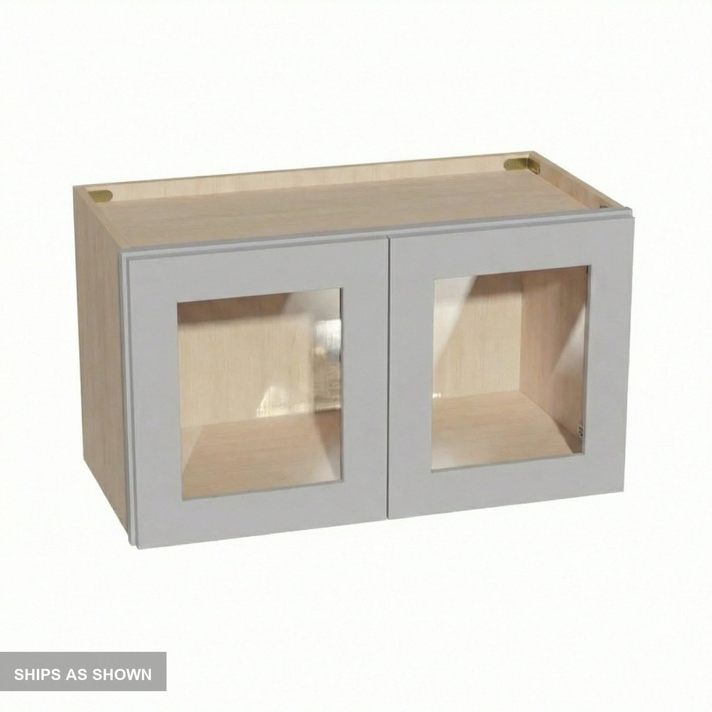 Shaker Bridge Wall Cabinet 30" (W3015GD) · Ardelle - Ash - Flat Pack
