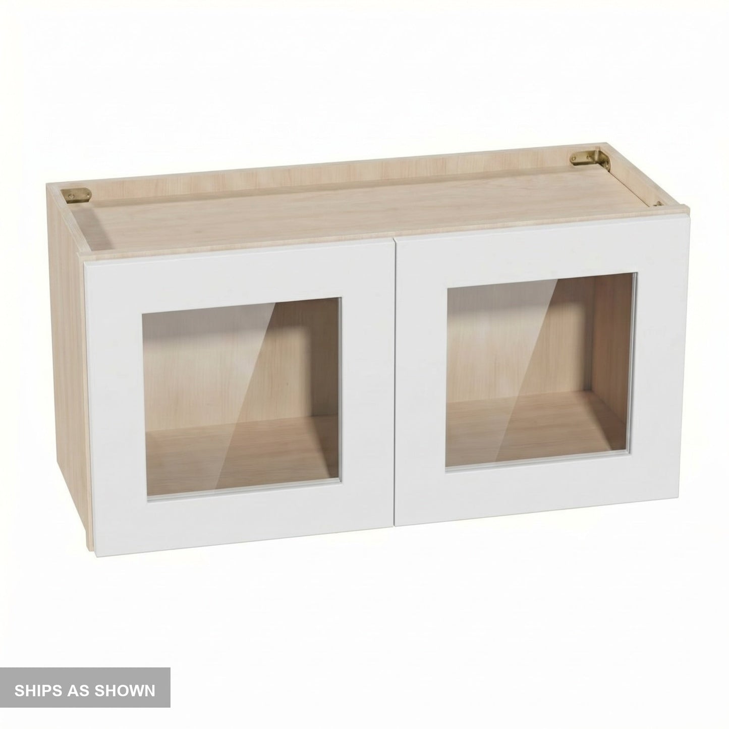 Shaker Bridge Wall Cabinet 30" (W3015GD) · Ardelle - White - Flat Pack