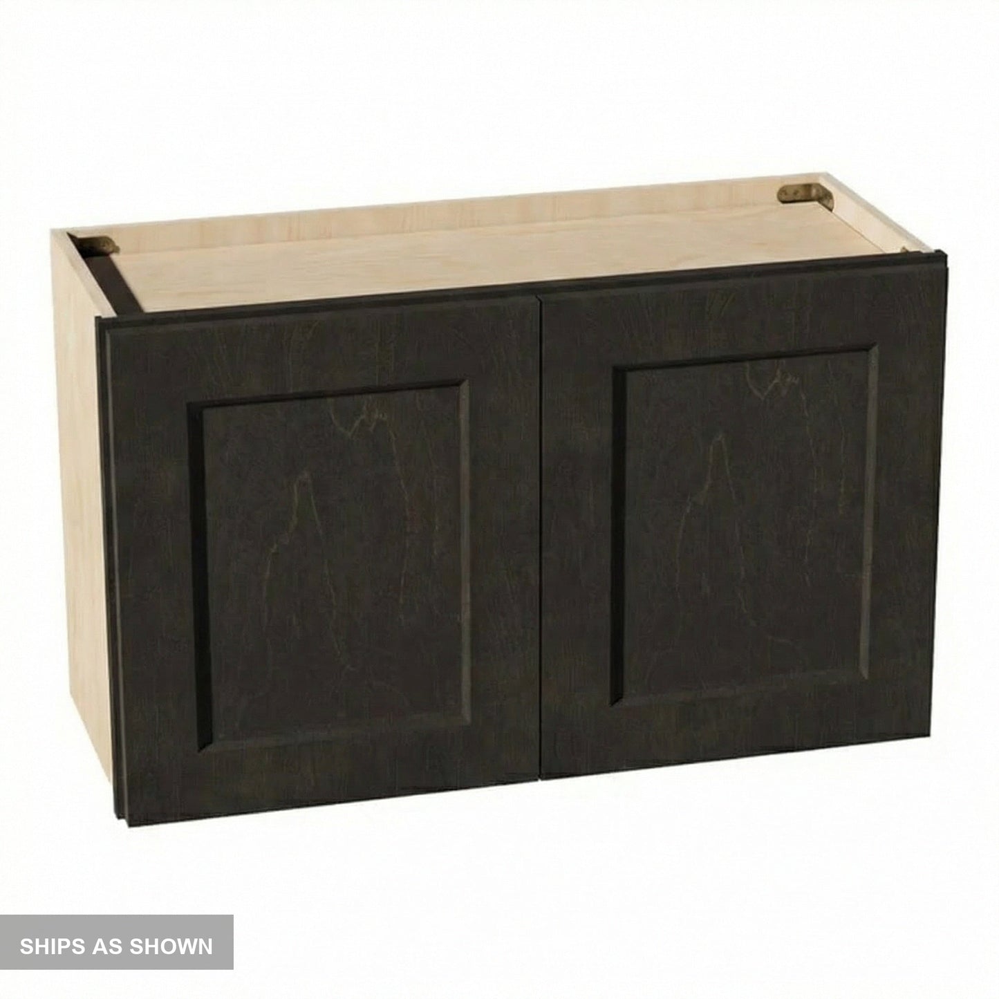 Shaker Bridge Wall Cabinet 30" (W3018) · Ardelle - Charcoal - Flat Pack