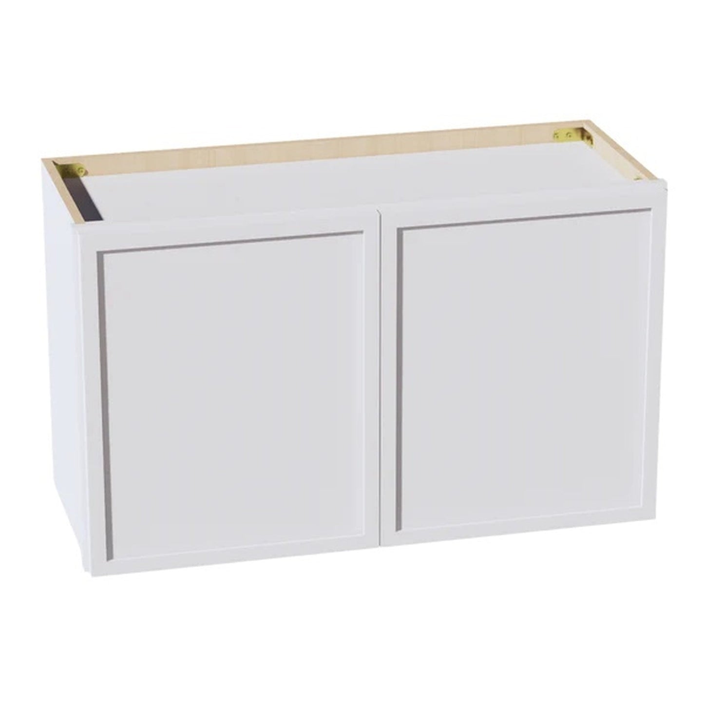 Slim Shaker Bridge Wall Cabinet 30" (W3018) · Slim - Frost - Hero