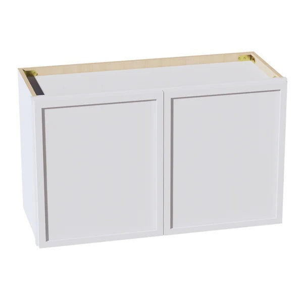 Slim Shaker Bridge Wall Cabinet 30" (W3018) · Slim - Frost - Hero