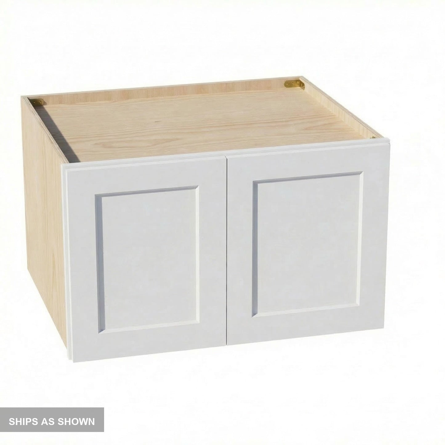 Shaker Bridge Wall Cabinet 30" (W301824) · Ardelle - White - Flat Pack