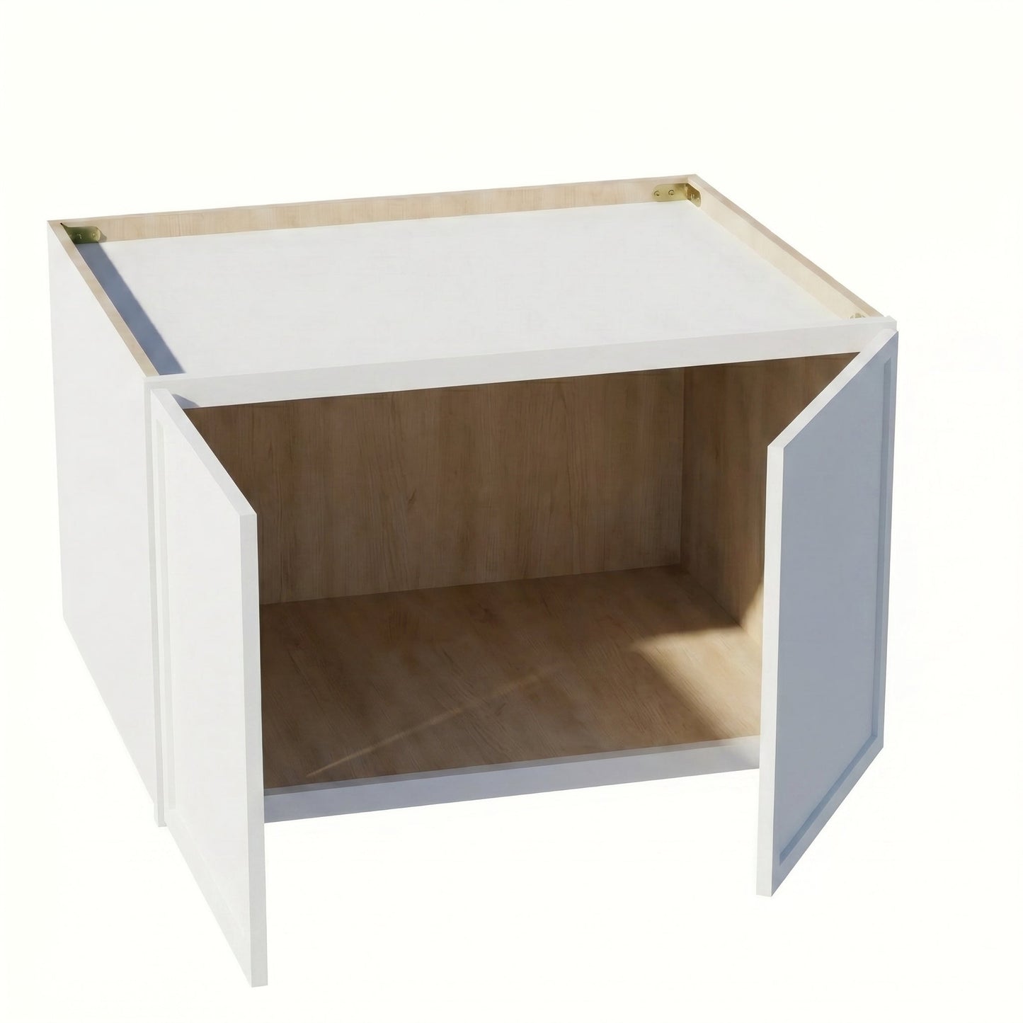 Slim Shaker Bridge Wall Cabinet 30" (W301824) · Slim - Frost - Interior