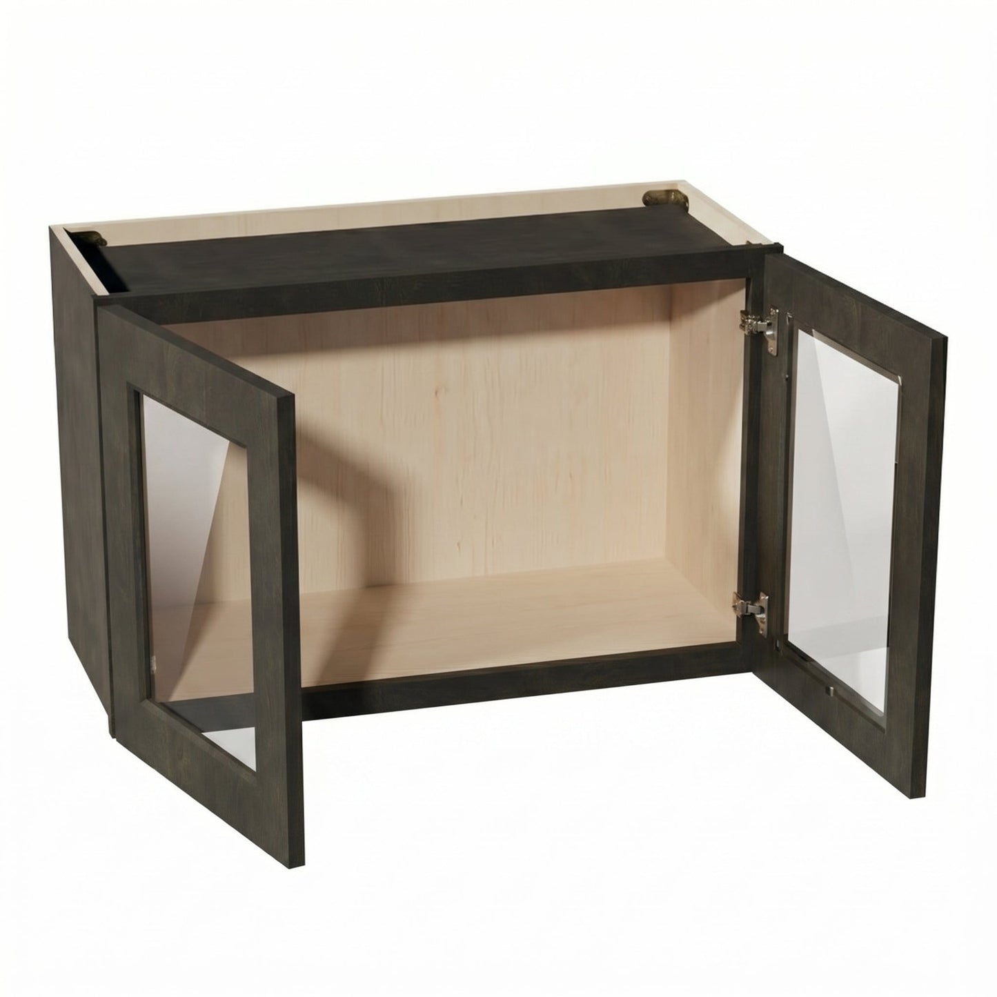 Shaker Bridge Wall Cabinet 30" (W3018GD) · Ardelle - Charcoal - Interior