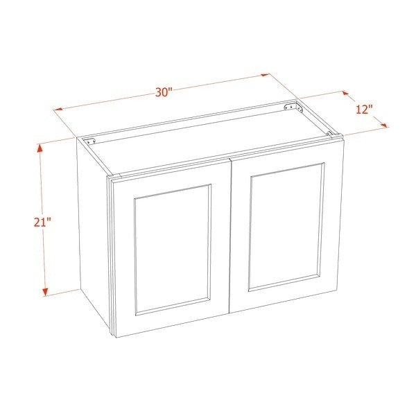 Shaker Bridge Wall Cabinet 30" (W3021) · Ardelle