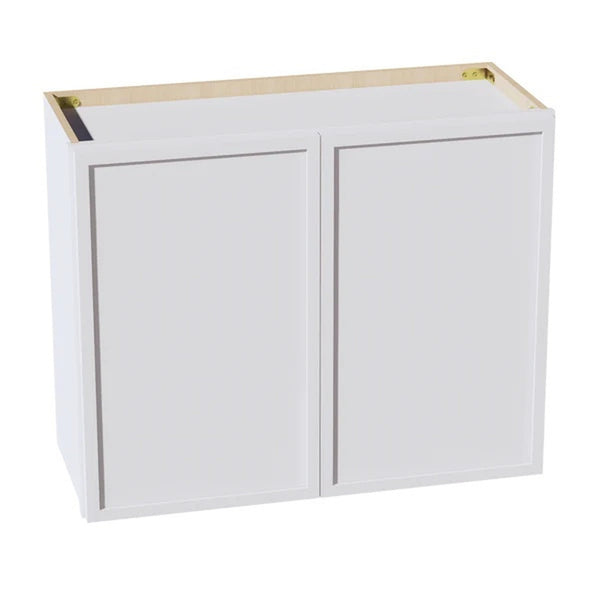 Slim Shaker Bridge Wall Cabinet 30" (W3024) · Slim - Frost - Hero