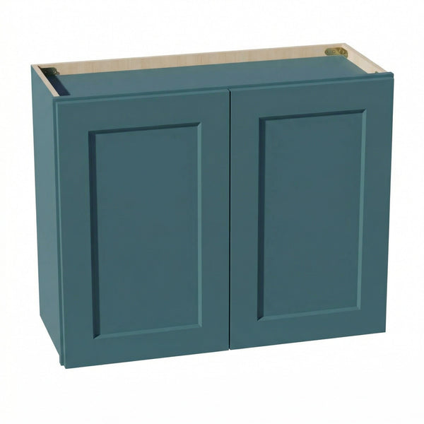 Shaker Bridge Wall Cabinet 30" (W3024) · Tallis - Fairy Green - Hero