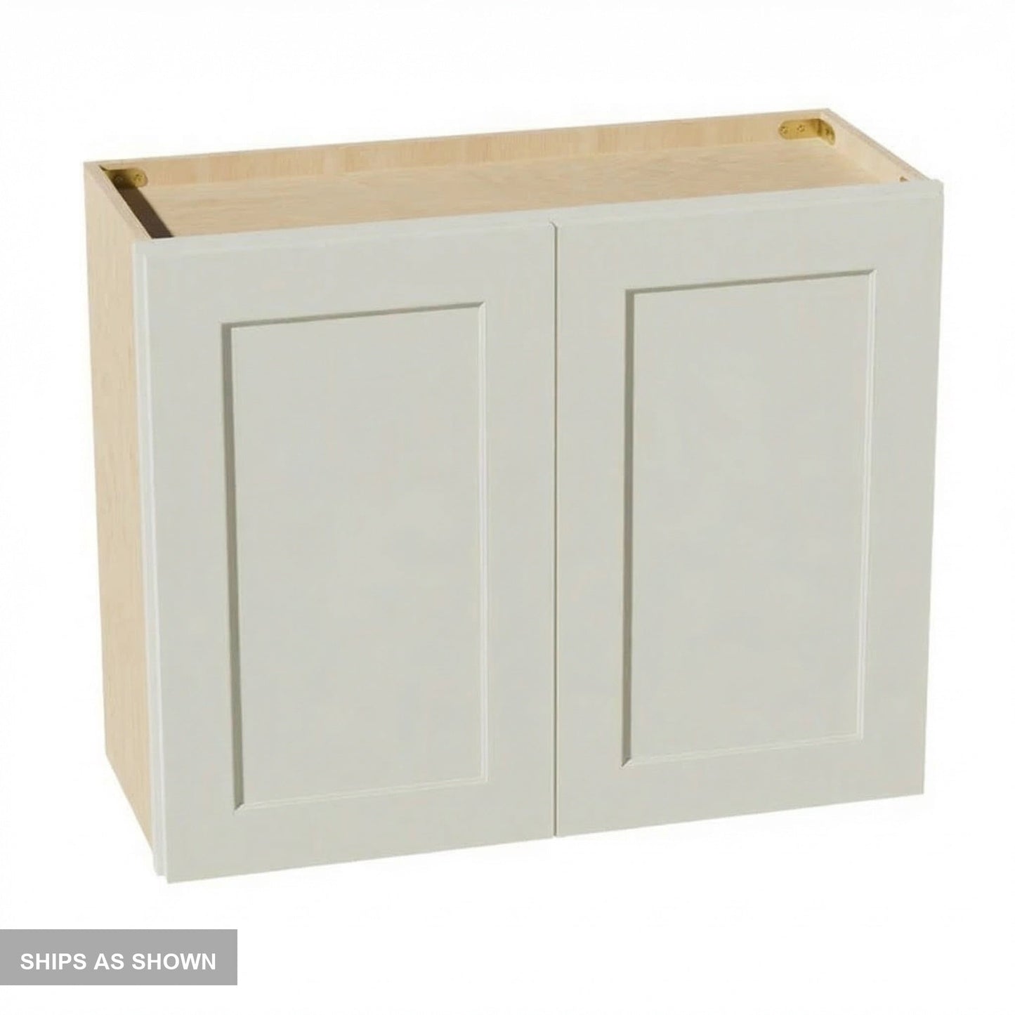 Shaker Bridge Wall Cabinet 30" (W3024) · Tallis - Swan White - Flat Pack