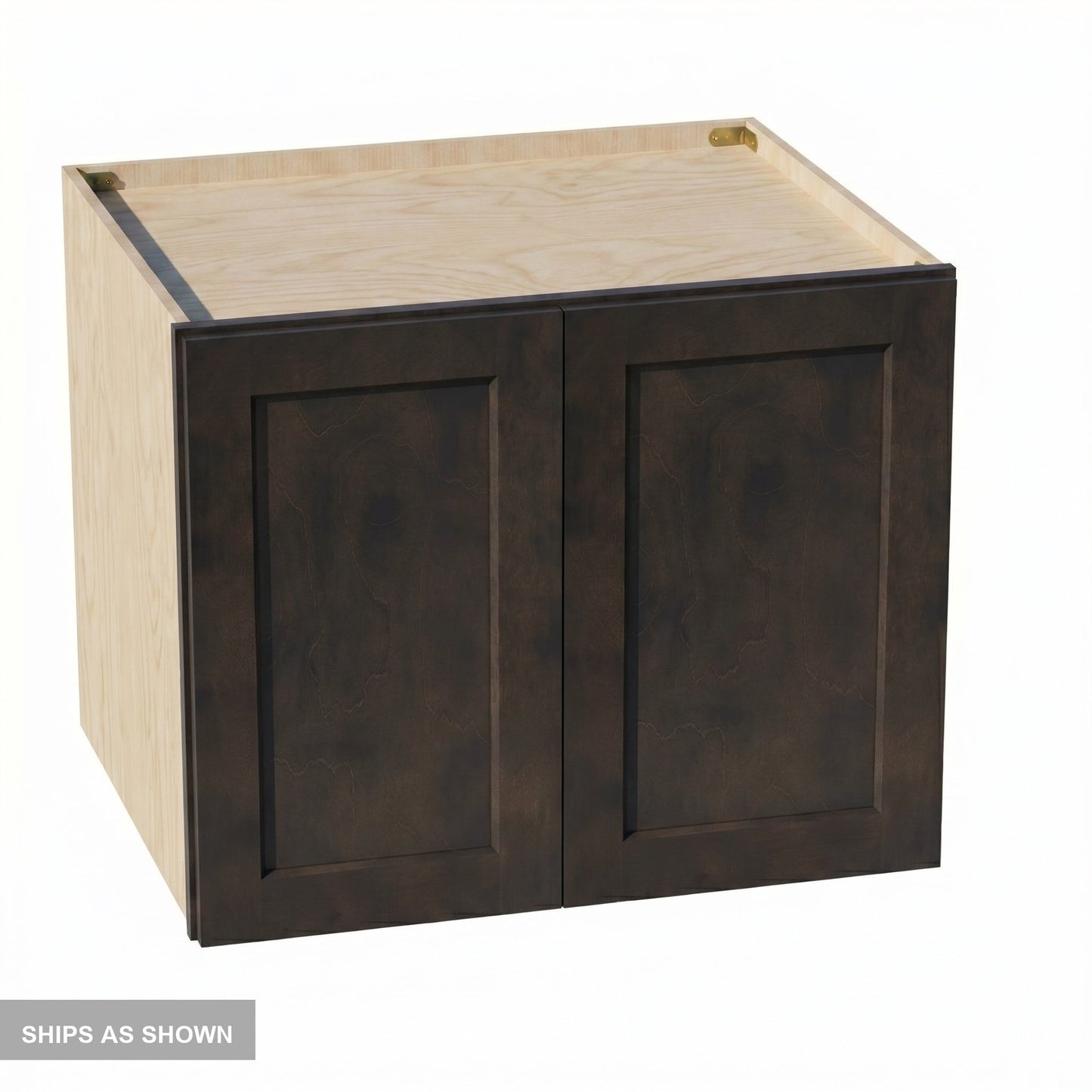 Shaker Bridge Wall Cabinet 30" (W302424) · Ardelle - Charcoal - Flat Pack