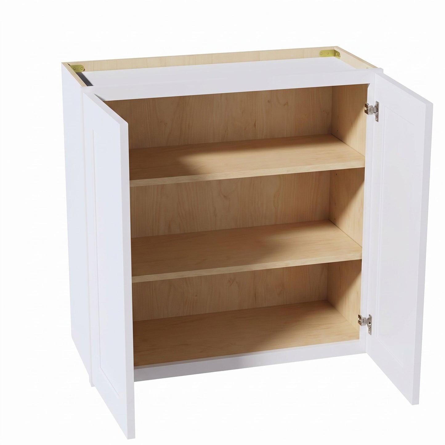 Shaker Wall Cabinet 30" (W3030) · Ardelle - White - Interior