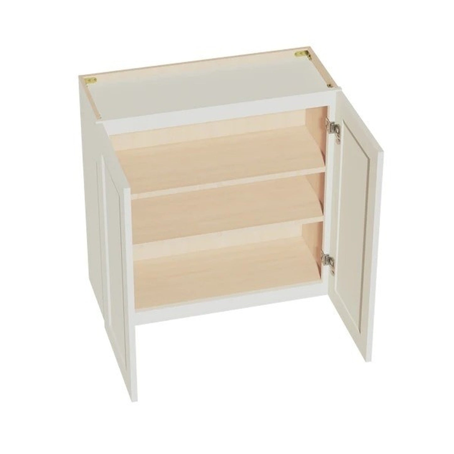 Shaker Wall Cabinet 30" (W3030) · Tallis - Swan White - Interior