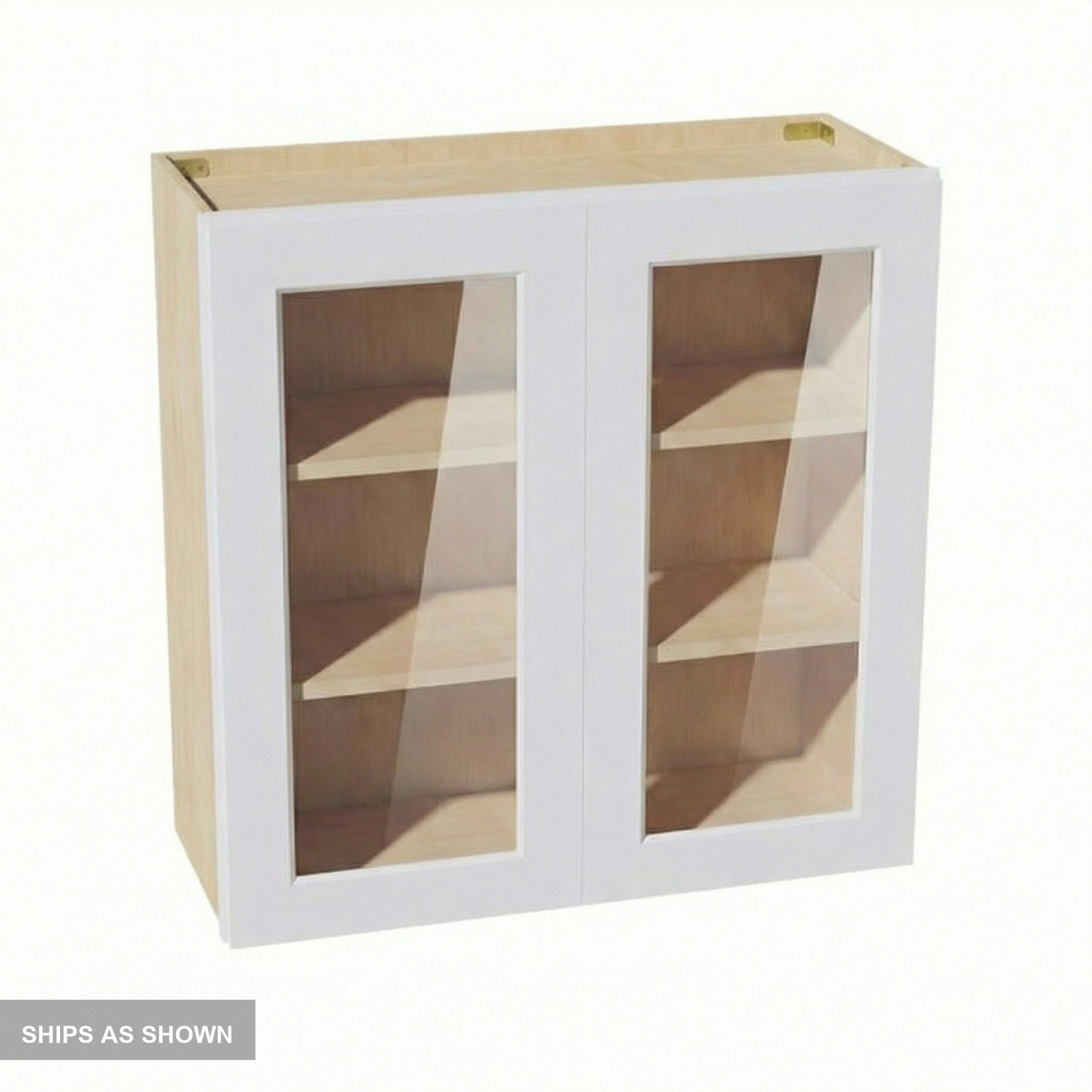 Shaker Glass Door Wall Cabinet 30" (W3030GD) · Ardelle