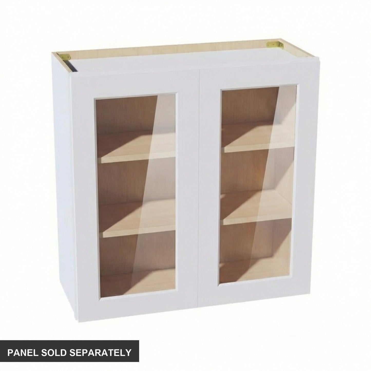 Shaker Glass Door Wall Cabinet 30" (W3030GD) · Ardelle - White - Product